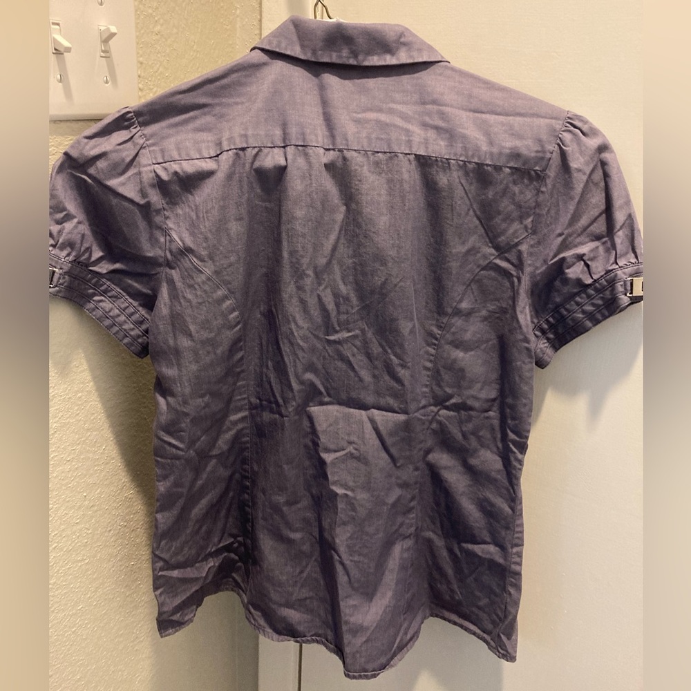 Express V-Neck Button Down - image 2